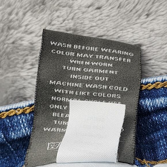 Torrid Skirt Womens 14 Blue Stretch Denim A-Line Midi Front Slit Raw Hem Casual - Picture 9 of 11